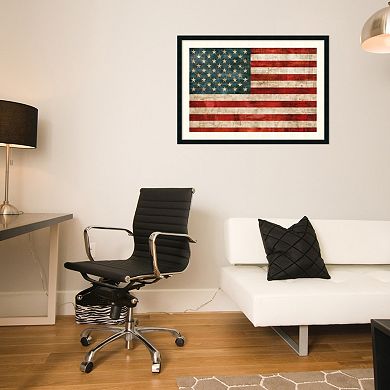 ''Allegiance'' American Flag Framed Wall Art