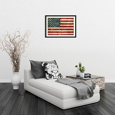 ''Allegiance'' American Flag Framed Wall Art