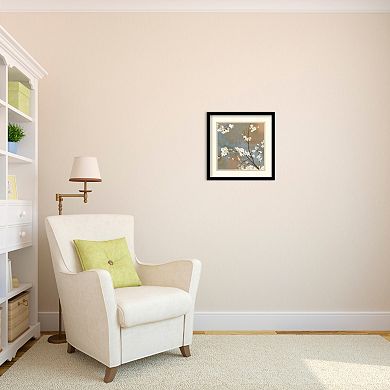 ''Ode to Spring I'' Cherry Blossom Framed Wall Art