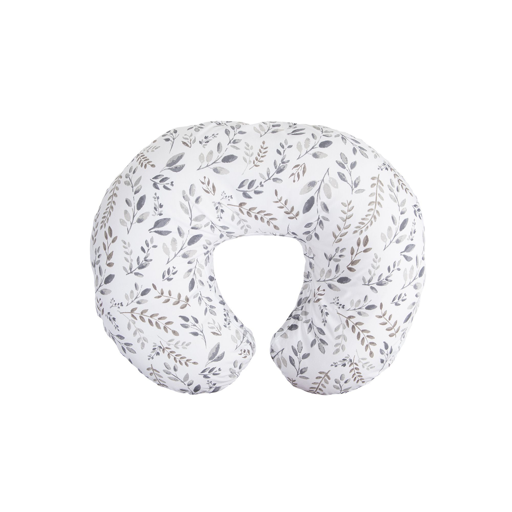 Boppy Original Nursing Support, Gray Brown Leaves
