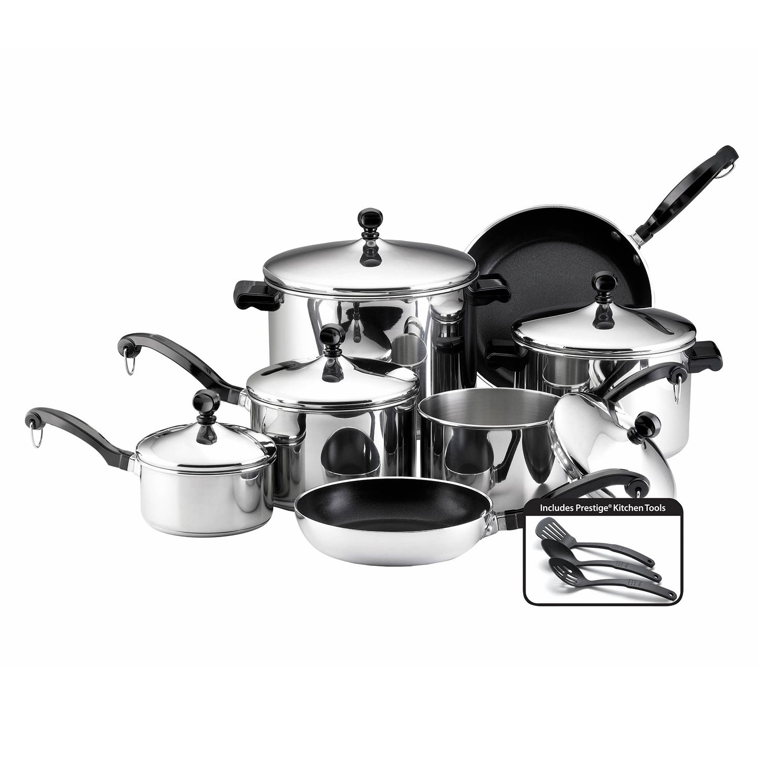 Food Network™ 14-pc. Textured Titanium Nonstick Cookware Set