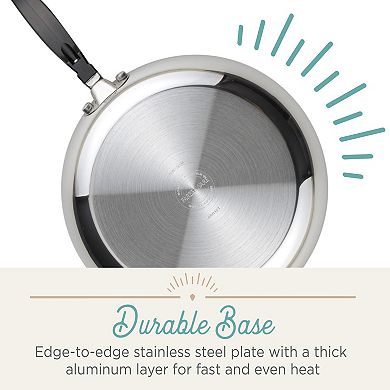 Farberware 15-pc. Nonstick Stainless Steel Cookware Set