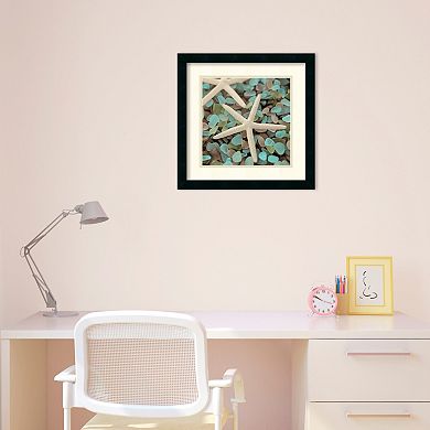 ''Aquatic I'' Starfish Framed Wall Art
