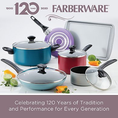 Farberware 15-pc. Nonstick Aluminum Cookware Set