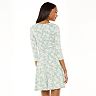 LC Lauren Conrad Floral Jacquard Fit and Flare Dress - Women's