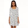 LC Lauren Conrad Floral Jacquard Fit and Flare Dress - Women's