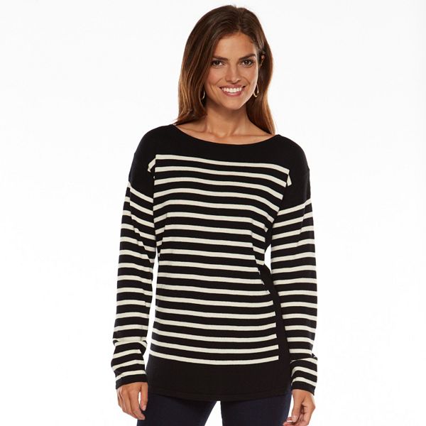 Women's Chaps Striped Sweater