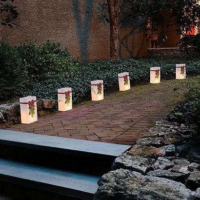 LumaBase 6-pk. Timer Lumalite Luminaria Bag Set - Indoor & Outdoor