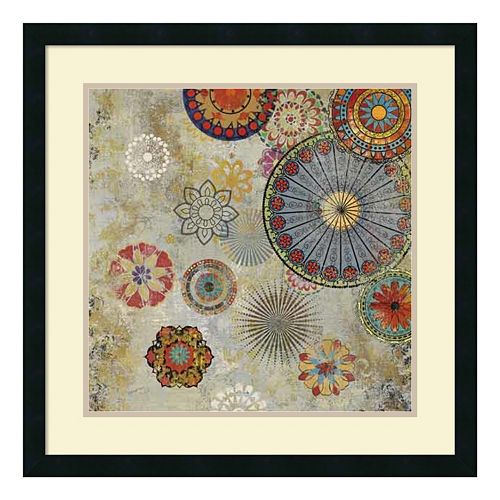 ''Caravan II'' Medallion Framed Wall Art