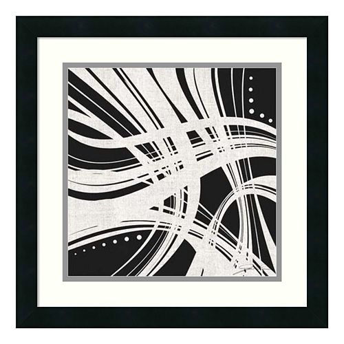 ''Whip It I'' Abstract Framed Wall Art