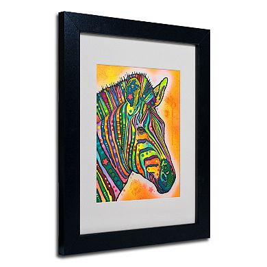 "Zebra" Framed Canvas Wall Art