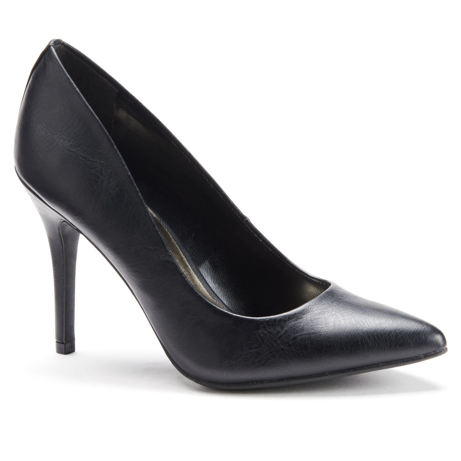 kohls black high heels