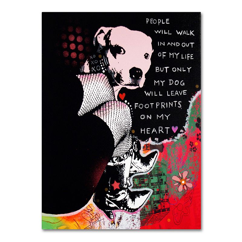 32 x 24 Girls Best Friend Canvas Wall Art, Multicolor