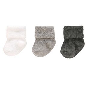 Baby Carter's 3-pk. Chenille Roll-Cuff Socks