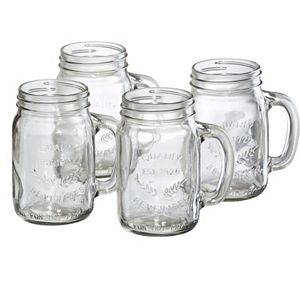 Artland Oasis 4-pc. Glass Mason Jar Set