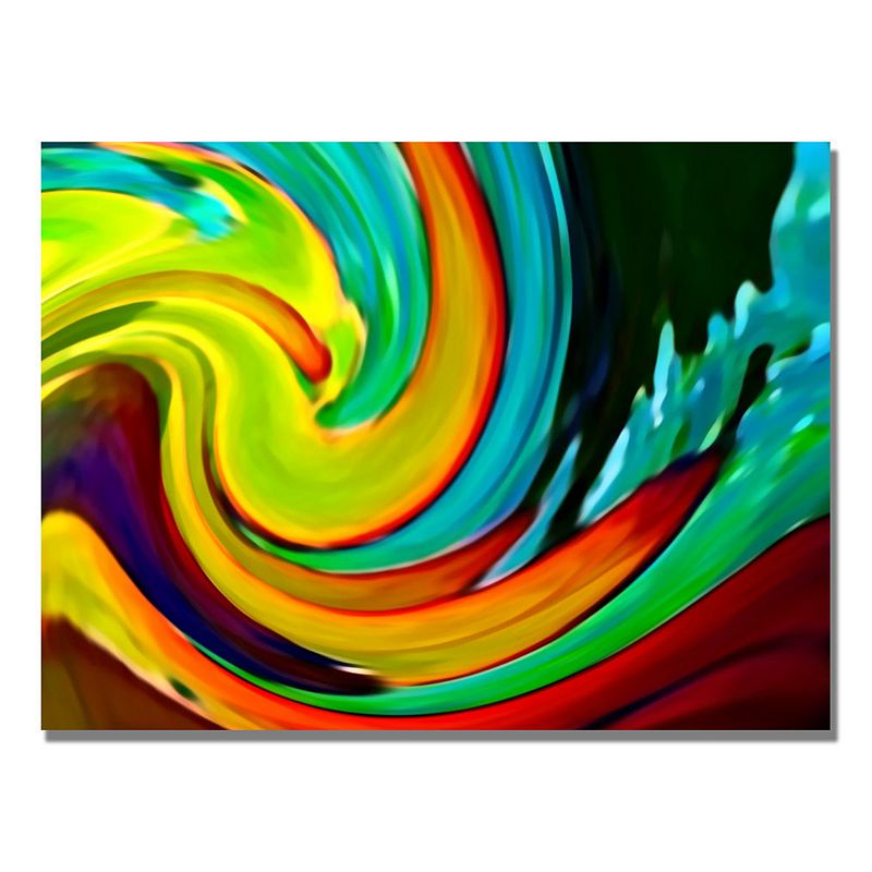 32 x 24 Crashing Wave Canvas Wall Art, Multicolor, 24X32