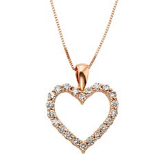 Kohls necklace heart hot sale