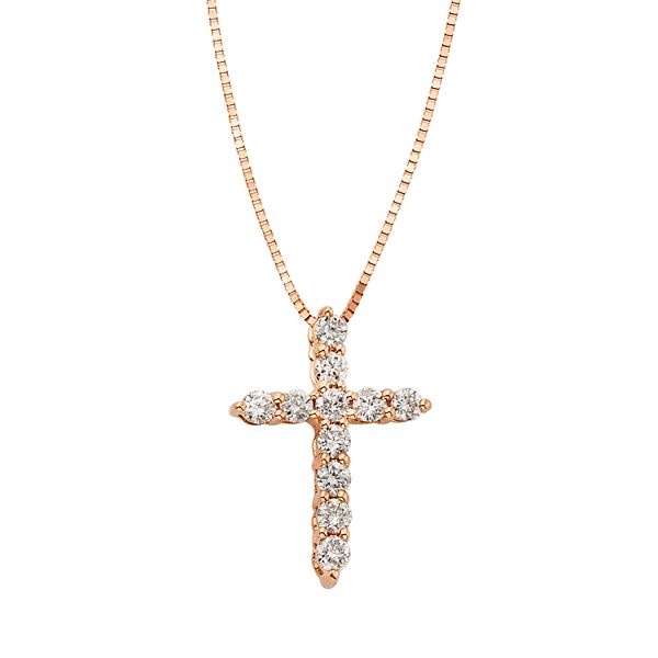 Diamond cross store necklace kohls