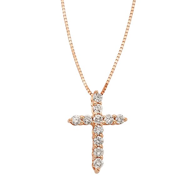 Diamond cross store necklace kohls