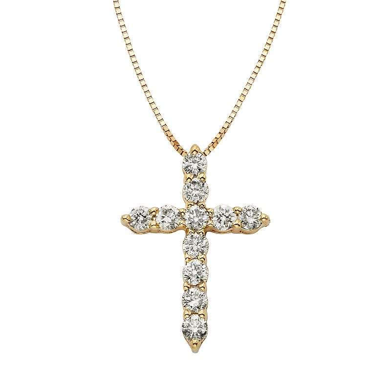 Diamond Cross Pendant Necklace | Kohl's