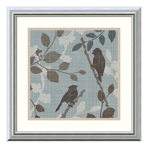 ''A Sparrow's Garden II'' Bird Framed Wall Art