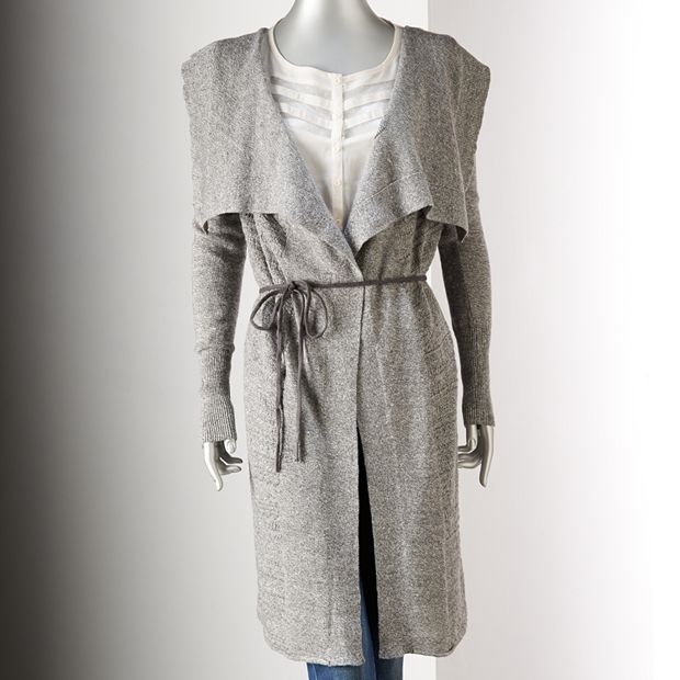 Vera wang flyaway on sale cardigan