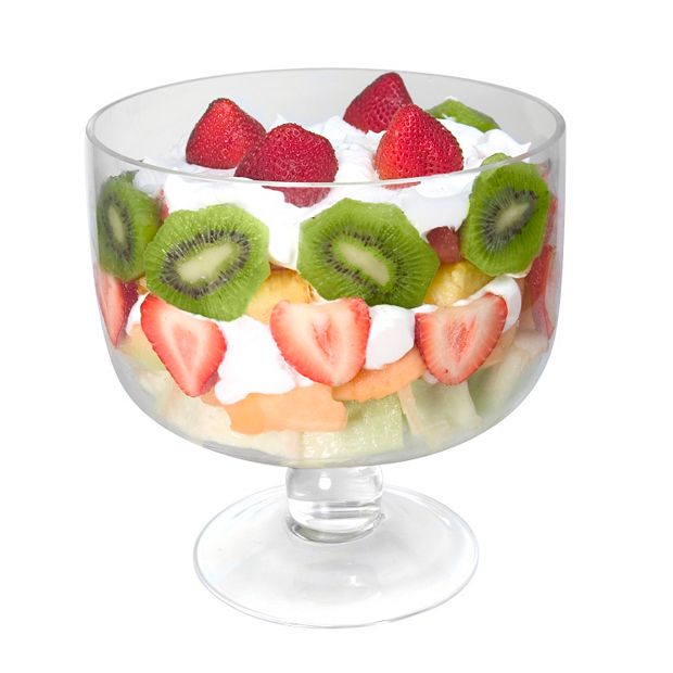 Glass trifle outlet bowl