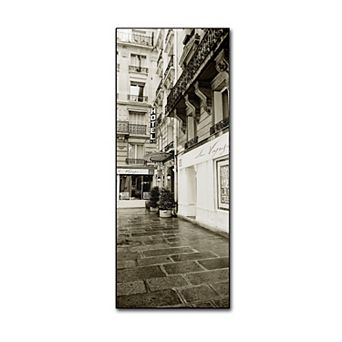 36'' x 12'' ''Hotel in Paris'' Canvas Wall Art