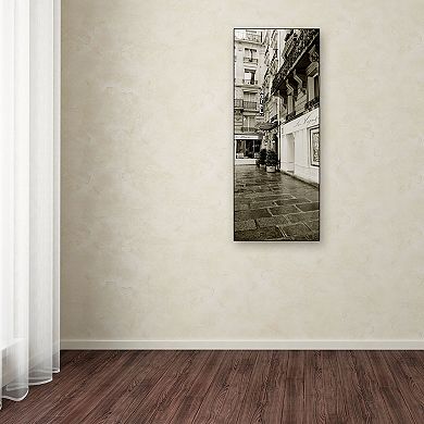 36'' x 12'' ''Hotel in Paris'' Canvas Wall Art