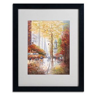 20'' x 16'' ''French Street Scene II'' Framed Canvas Wall Art