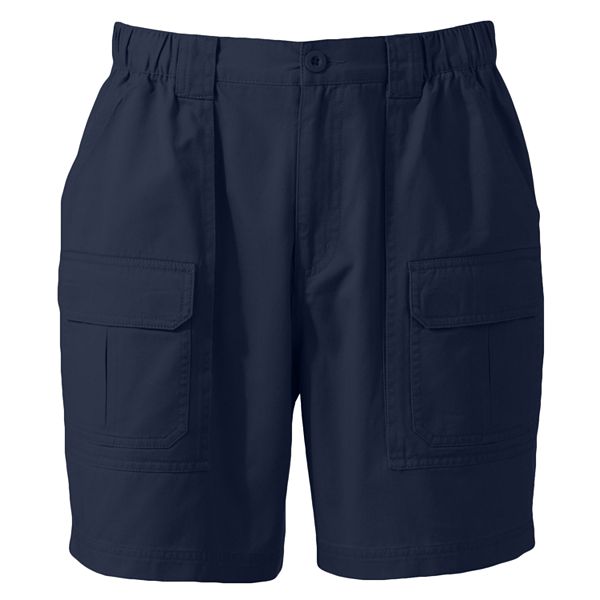 Big & Tall Croft & Barrow® Side Elastic Twill-Cargo-Shorts