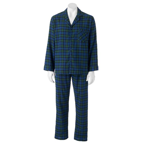 Plaid Flannel Pajama Set