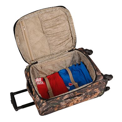 American Flyer Camo 5-Piece Spinner Luggage Set