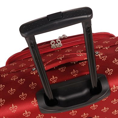 American Flyer Fleur-de-Lis 5-Piece Spinner Luggage Set