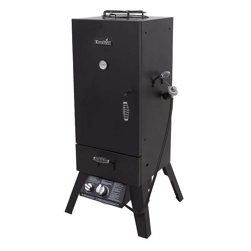 Char-Broil Vertical Gas Smoker and BBQ Oven, Black