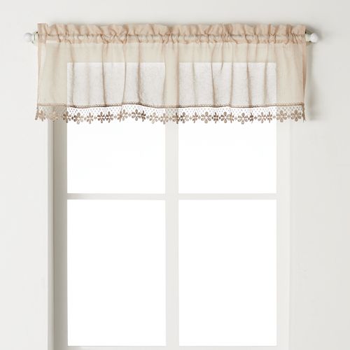CHF Leanne Voile Tier Valance – 58” x 14”