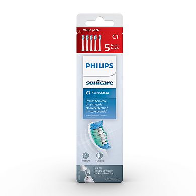 Philips Sonicare SimplyClean 5-pack Replacement Brush Heads