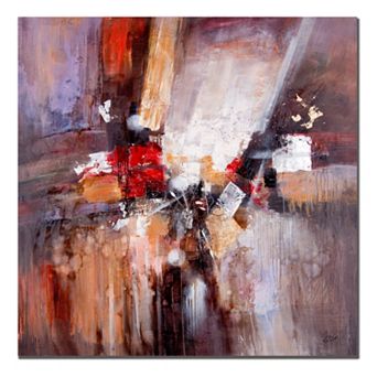 35'' x 35'' ''Cube Abstract II'' Canvas Wall Art