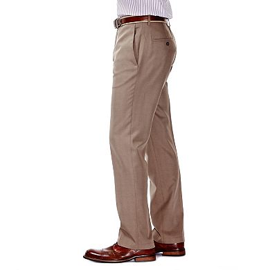Men's Haggar® eCLo Stria Stretch Slim-Fit Flat-Front Dress Pants