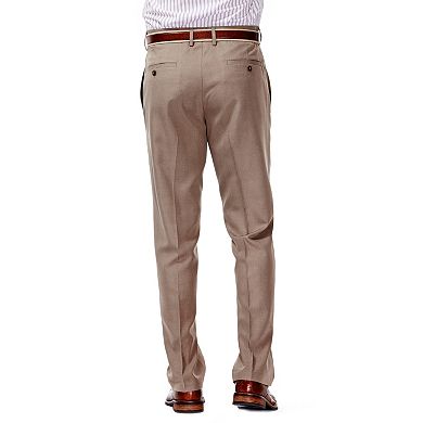 Men's Haggar® eCLo Stria Stretch Slim-Fit Flat-Front Dress Pants