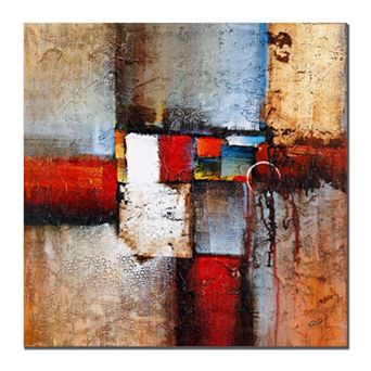35'' x 35'' ''Cube Abstract VI'' Canvas Wall Art