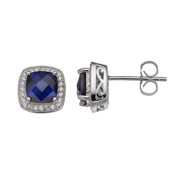 Kohls sapphire store earrings