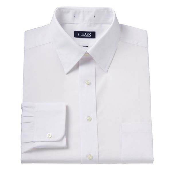 chaps dress shirts kohl's Men's Chaps Classic-Fit Solid Dress Shirt