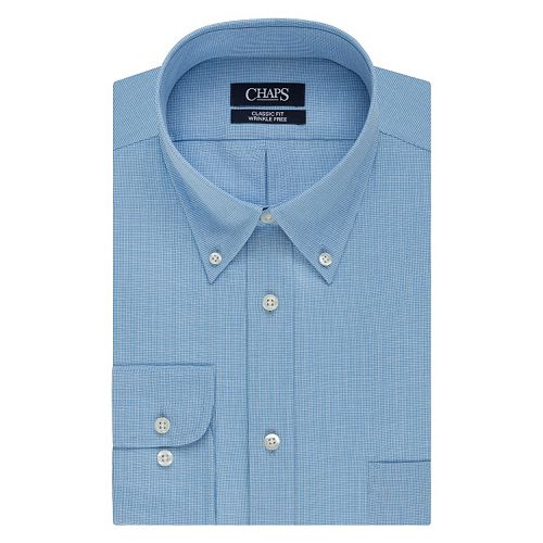 Men's Chaps Classic-Fit Broadcloth Button-Down Collar Dress Shirt