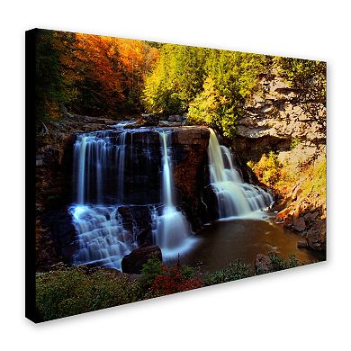 16'' x 24'' ''Motion'' Waterfall Canvas Wall Art