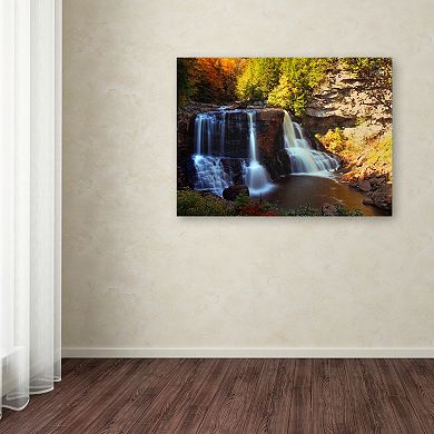 16'' x 24'' ''Motion'' Waterfall Canvas Wall Art