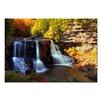 22'' x 32'' ''Motion'' Waterfall Canvas Wall Art