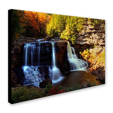 22'' x 32'' ''Motion'' Waterfall Canvas Wall Art