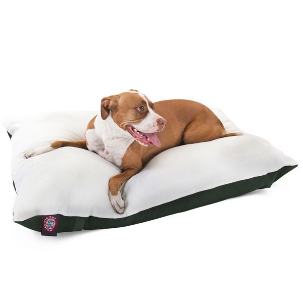 Majestic Pet Poly/Cotton Rectangular Pillow Pet Bed For Dogs