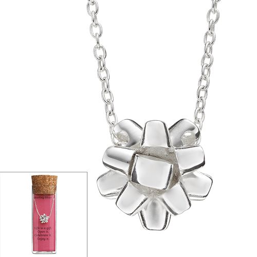 Satin Soft Bow Collar With Large Silver Bell & Matching Lead